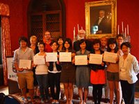 The closing ceremony of the Brown University-CUHK Summer Institute 2010-11 was held on 5 August 2011 at Brown.